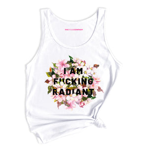 I Am F*cking Radiant Tank Top-Feminist Apparel, Feminist Clothing, Feminist Tank, 03980-The Spark Company