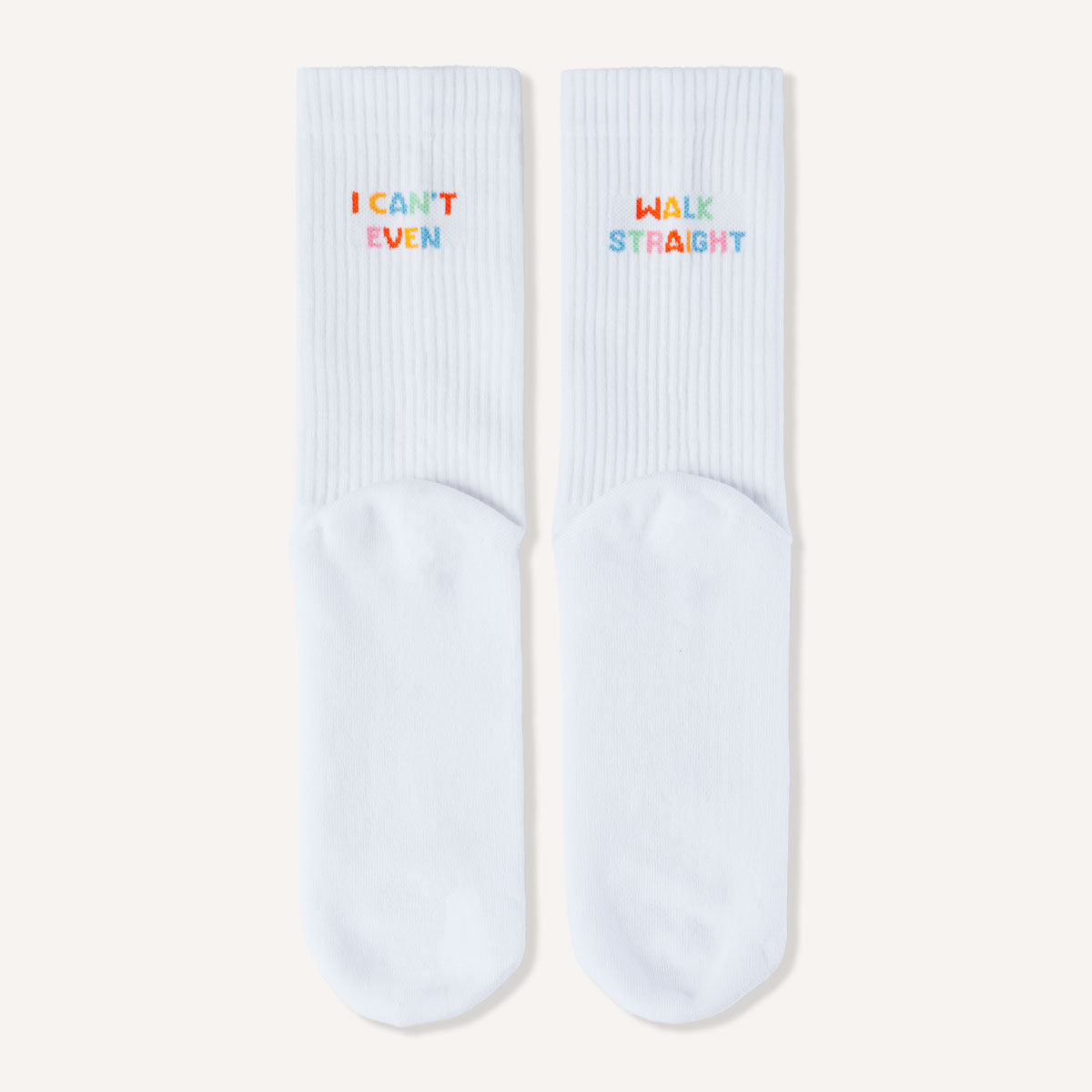 I Can't Even Walk Straight Socks-LGBT Apparel, LGBT Gift, LGBT Socks-The Spark Company