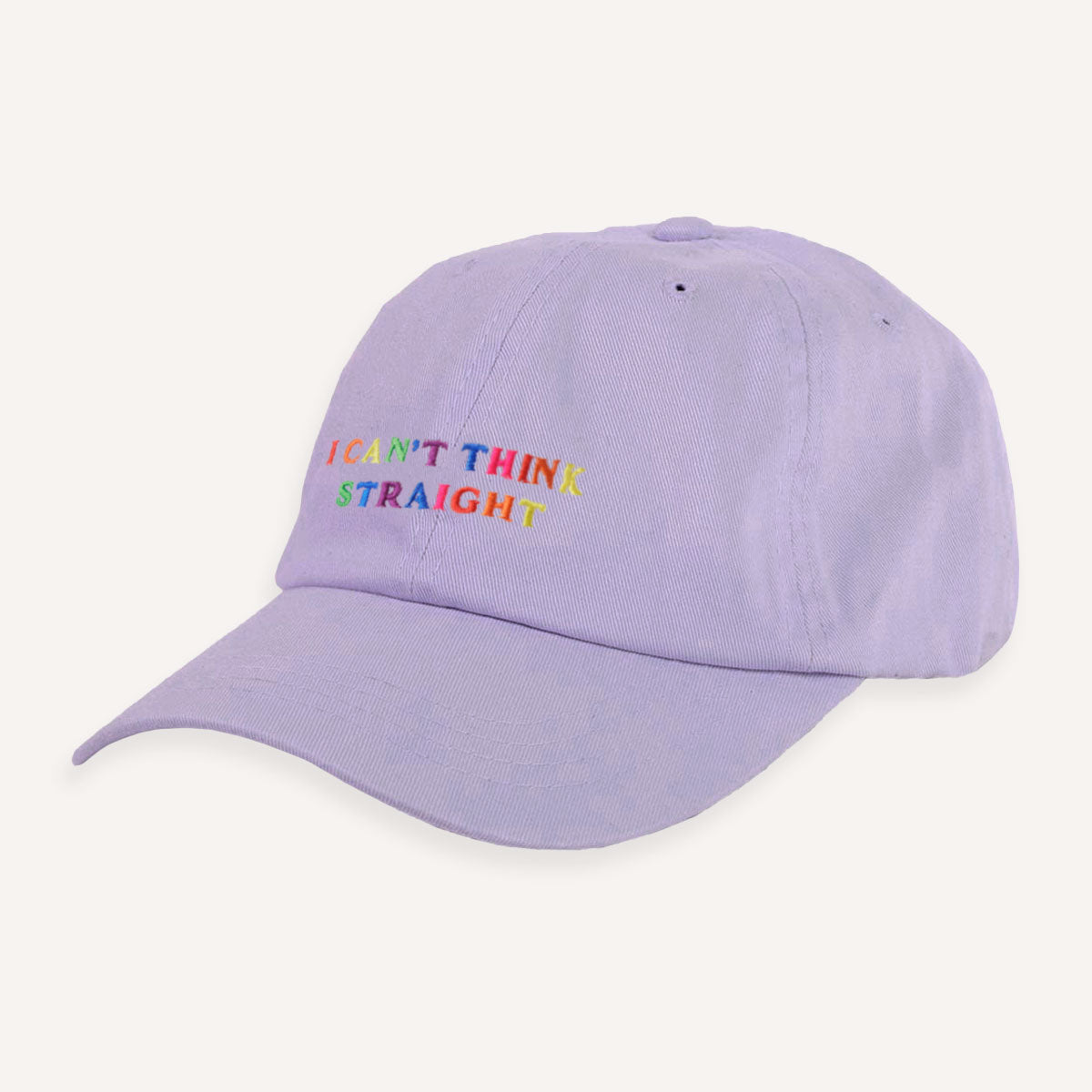 I Can't Think Straight Slogan Cap-LGBTQ Apparel, LGBTQ Gift, Slogan Cap, BC653-The Spark Company