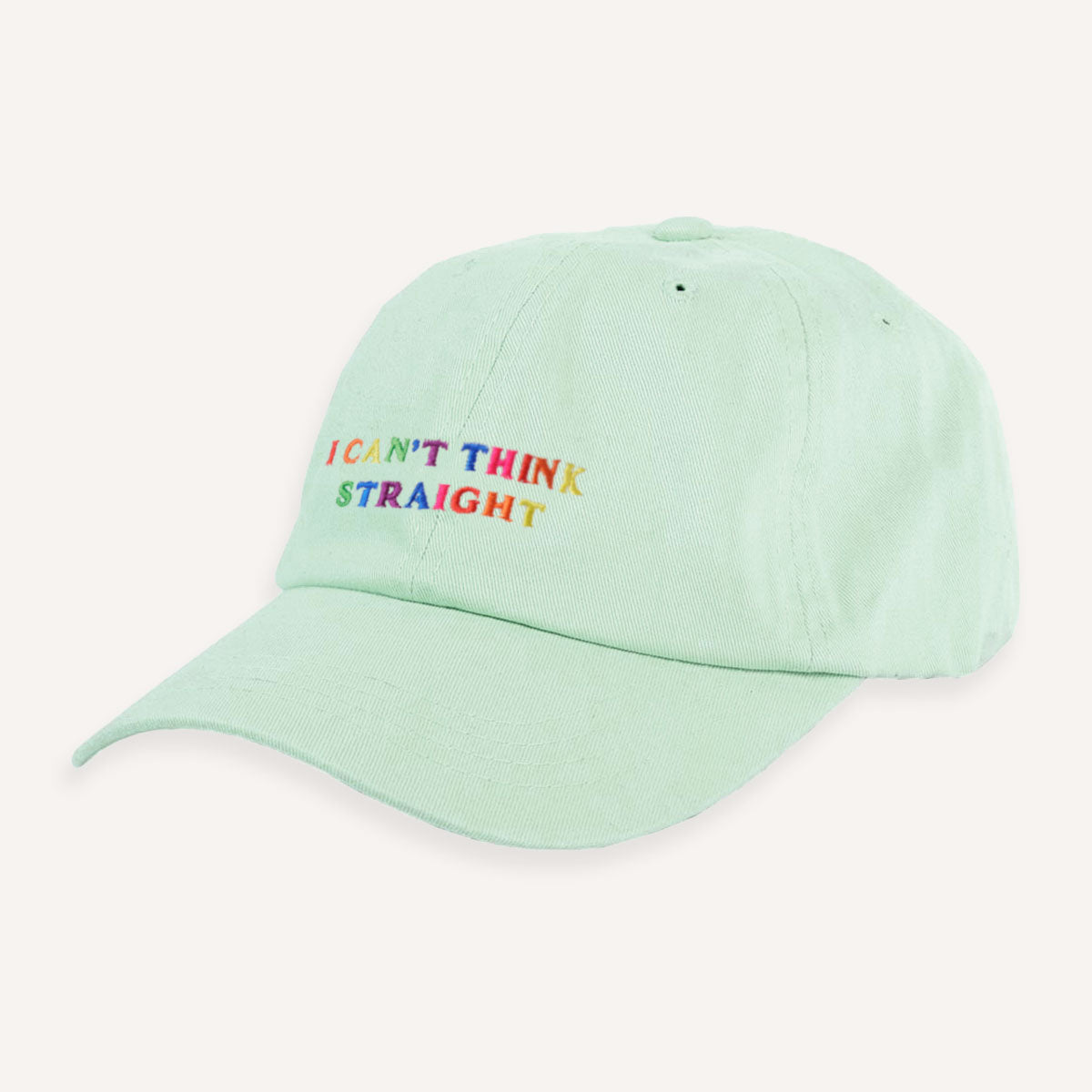 I Can't Think Straight Slogan Cap-LGBTQ Apparel, LGBTQ Gift, Slogan Cap, BC653-The Spark Company