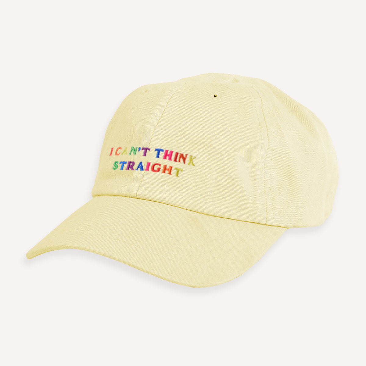 I Can't Think Straight Slogan Cap-LGBTQ Apparel, LGBTQ Gift, Slogan Cap, BC653-The Spark Company