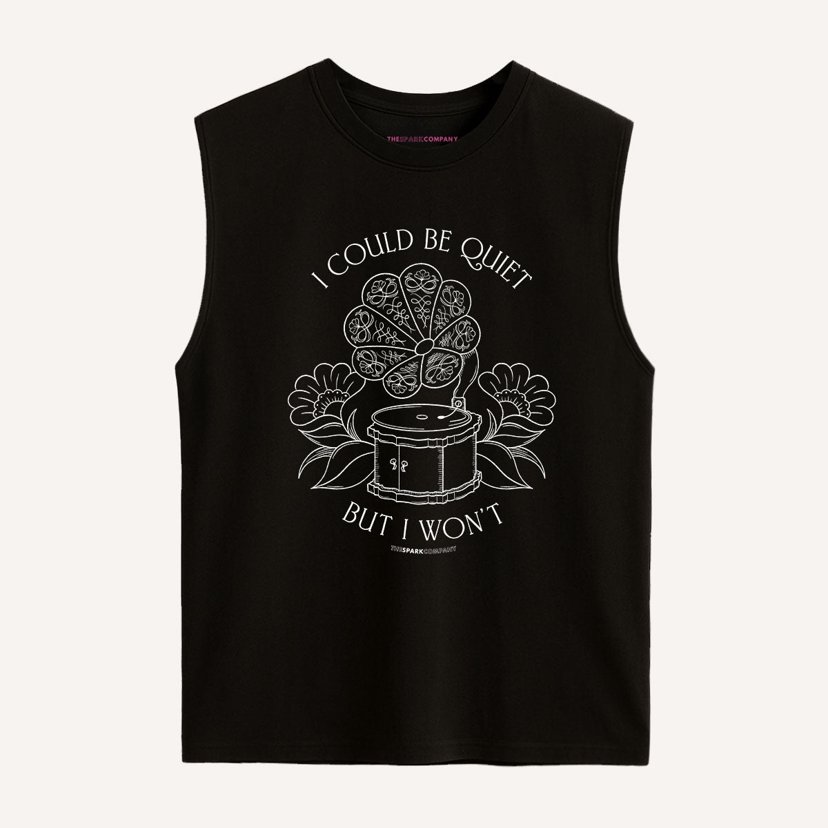 I Could Be Quiet Sleeveless T-Shirt-Feminist Apparel, Feminist Clothing, Feminist Sleeveless T Shirt, EP01S-The Spark Company