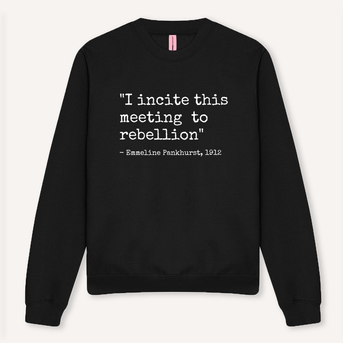 I Incite This Meeting To Rebellion Sweatshirt-Feminist Apparel, Feminist Clothing, Feminist Sweatshirt, JH030-The Spark Company