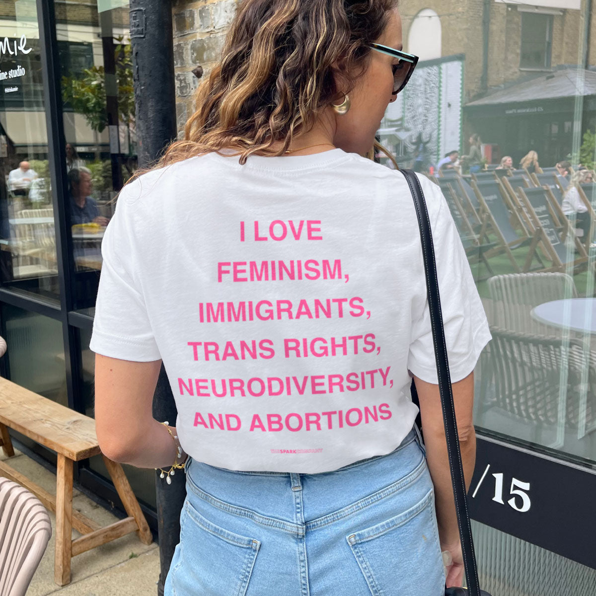 I Love Feminism T-Shirt-Feminist Apparel, Feminist Clothing, Feminist T Shirt, BC3001-The Spark Company