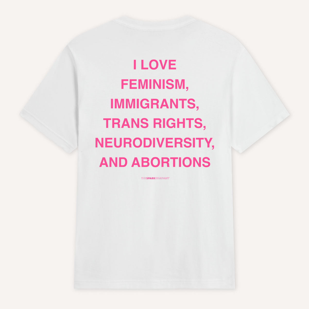 I Love Feminism T-Shirt-Feminist Apparel, Feminist Clothing, Feminist T Shirt, BC3001-The Spark Company