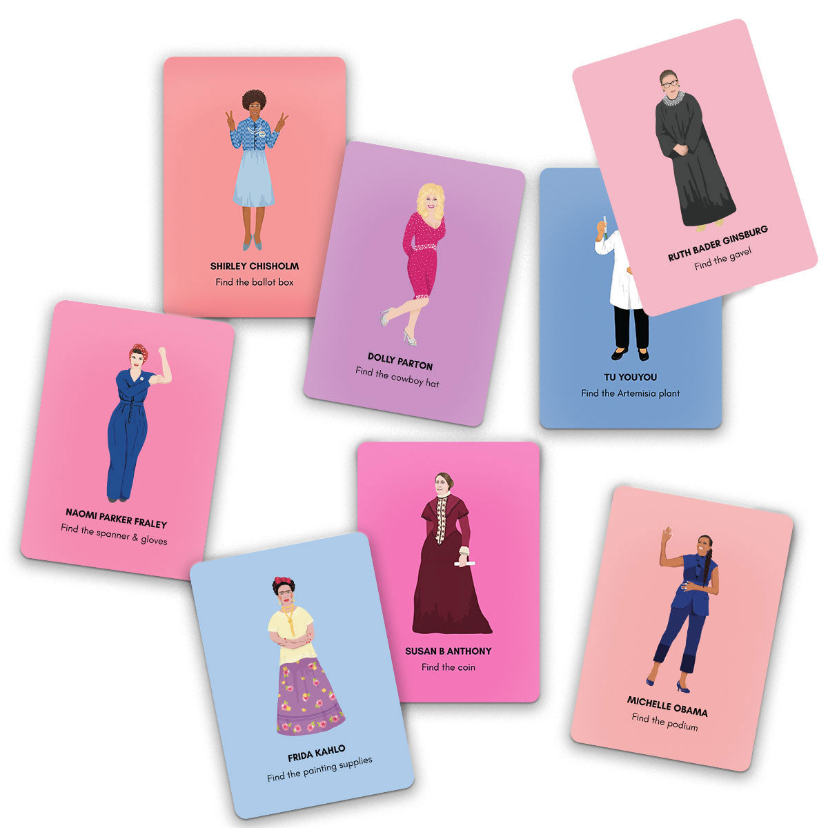 Iconic Women Memory Card Game-Feminist Apparel, Feminist Gift, Feminist Card Game-The Spark Company