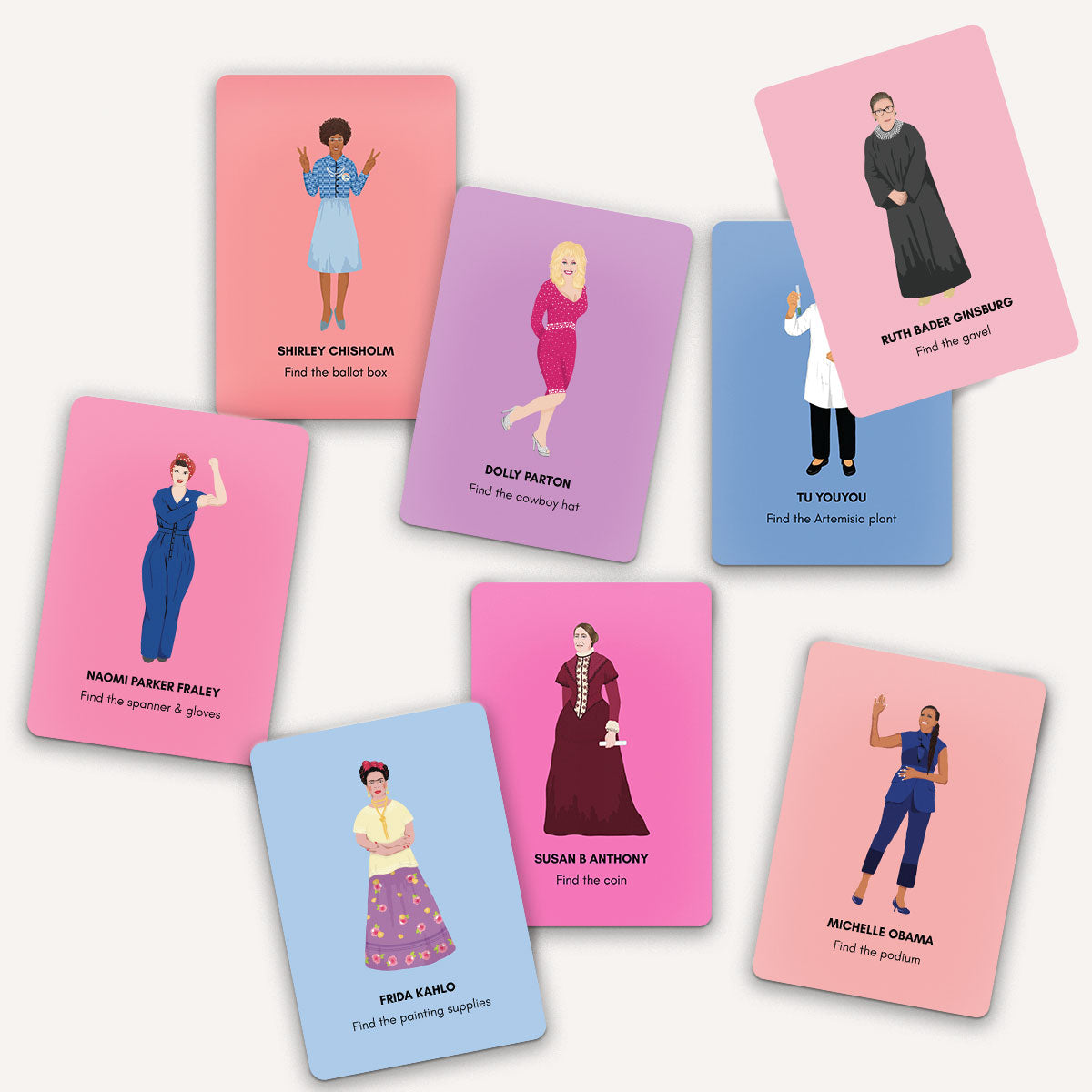Iconic Women Memory Card Game-Feminist Apparel, Feminist Gift, Feminist Card Game-The Spark Company