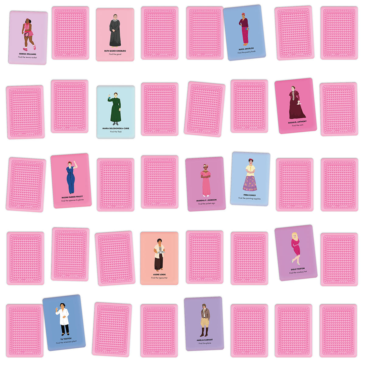 Iconic Women Memory Card Game-Feminist Apparel, Feminist Gift, Feminist Card Game-The Spark Company