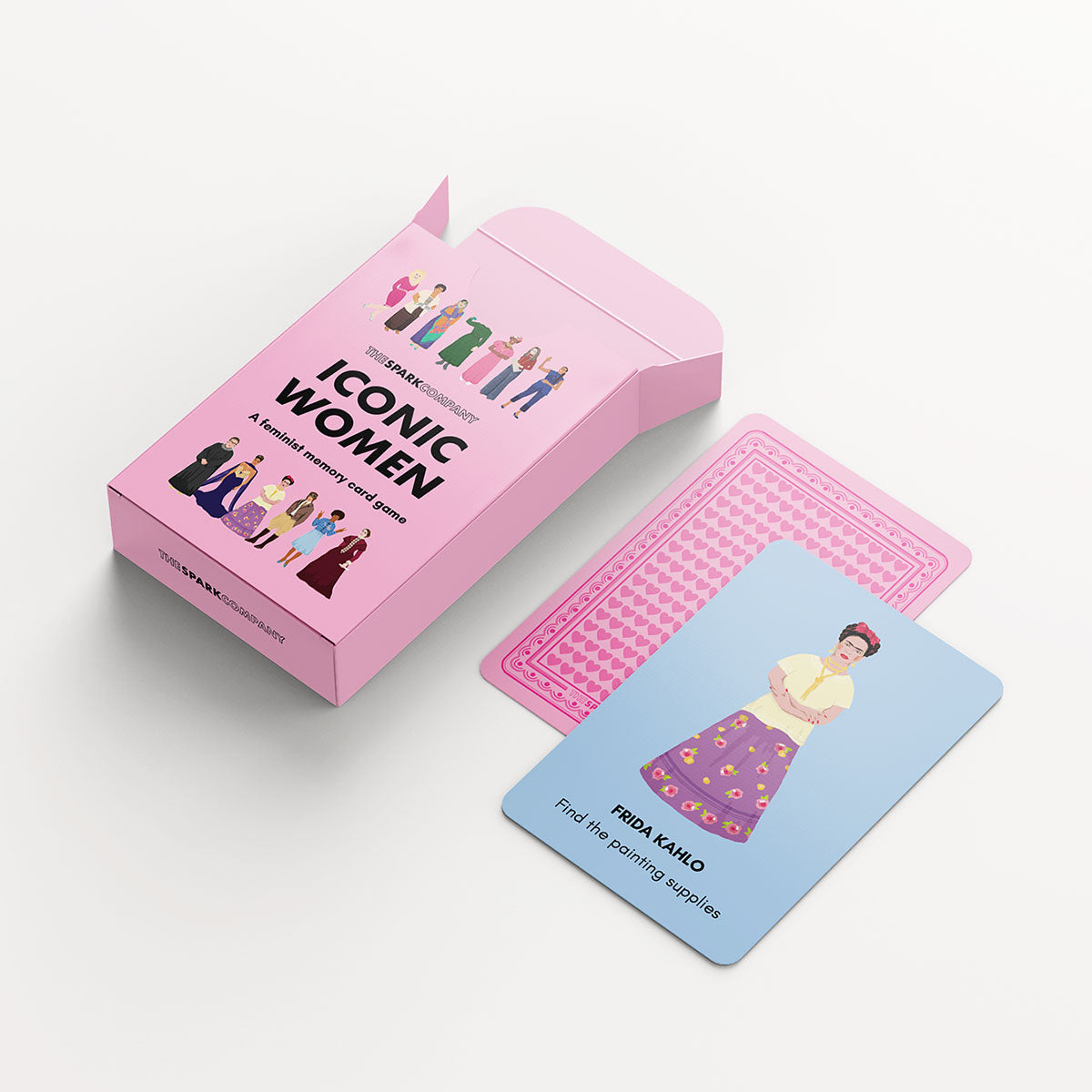 Iconic Women Memory Card Game-Feminist Apparel, Feminist Gift, Feminist Card Game-The Spark Company