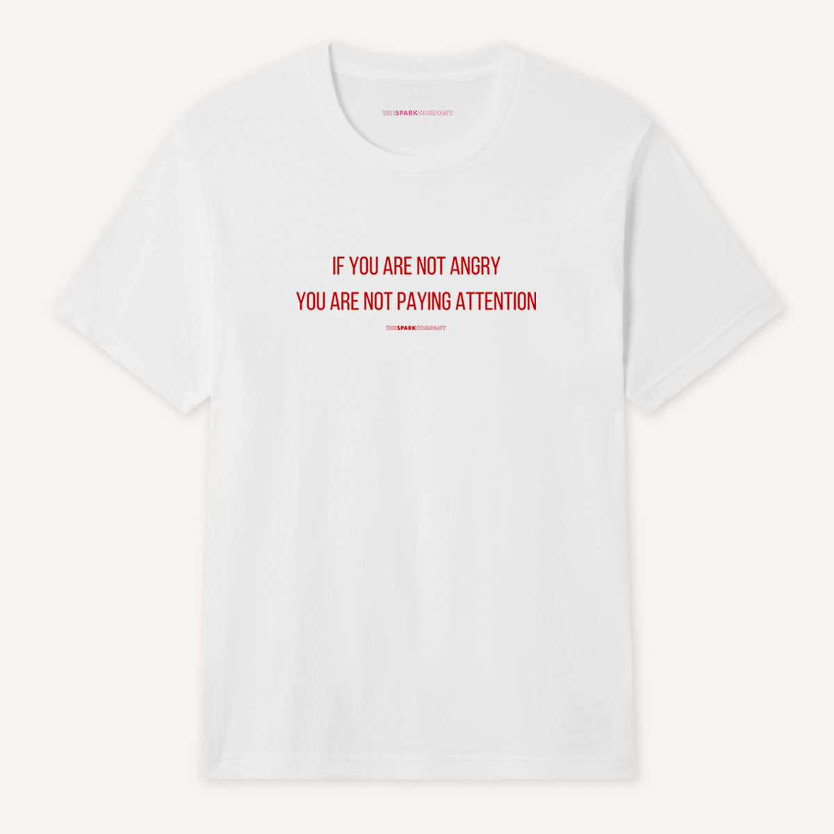 If You Are Not Angry You Are Not Paying Attention T-Shirt-Feminist Apparel, Feminist Clothing, Feminist T Shirt-The Spark Company