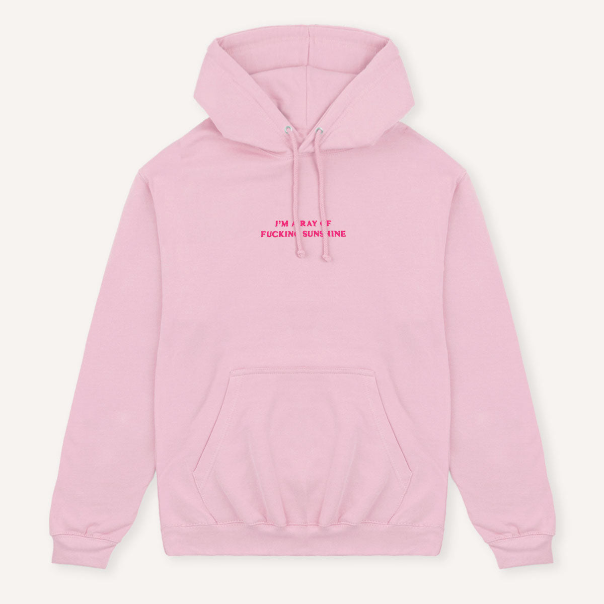 I'm A Ray Of F*cking Sunshine Embroidered Hoodie-Feminist Apparel, Feminist Clothing, Feminist Hoodie, JH001-The Spark Company