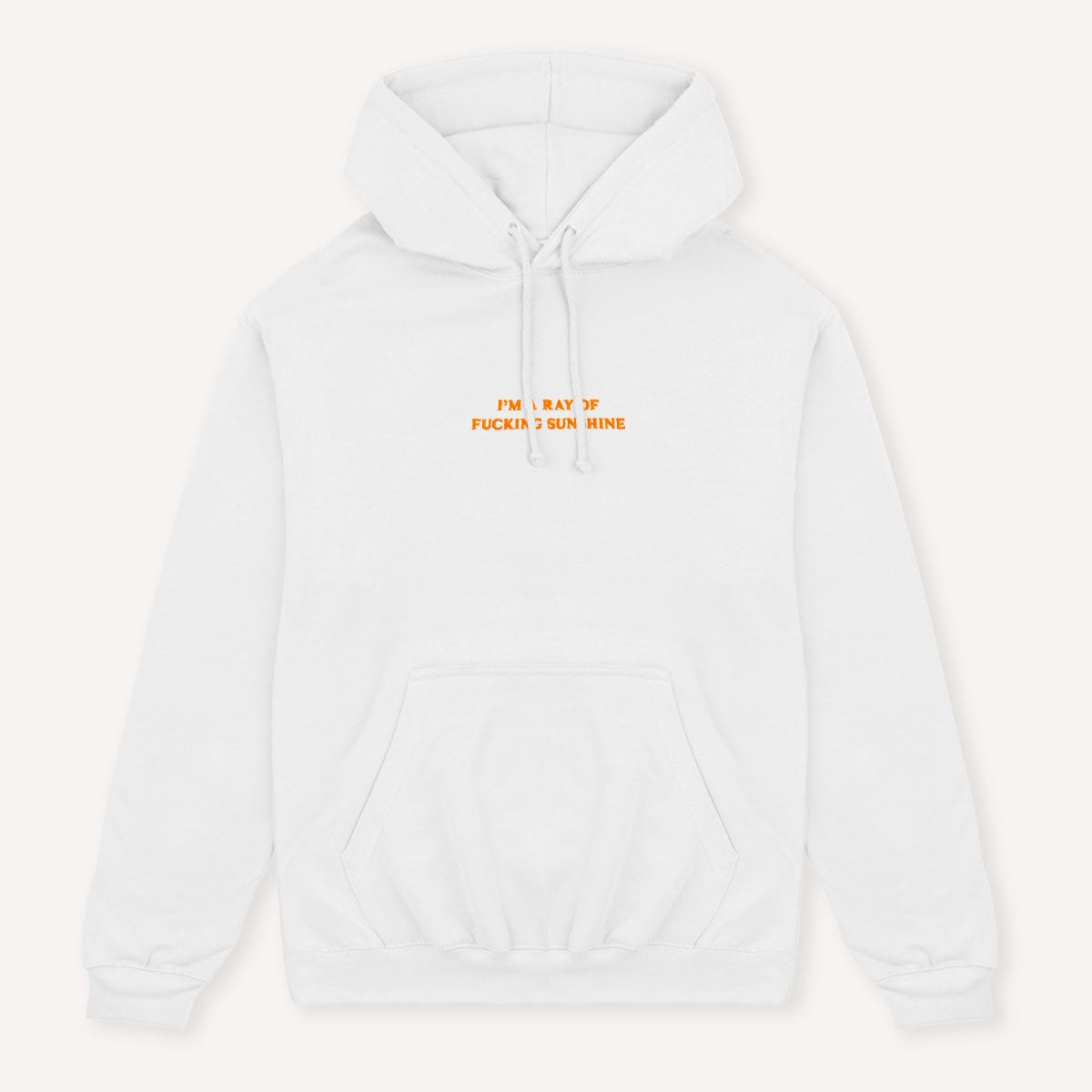 I'm A Ray Of F*cking Sunshine Embroidered Hoodie-Feminist Apparel, Feminist Clothing, Feminist Hoodie, JH001-The Spark Company