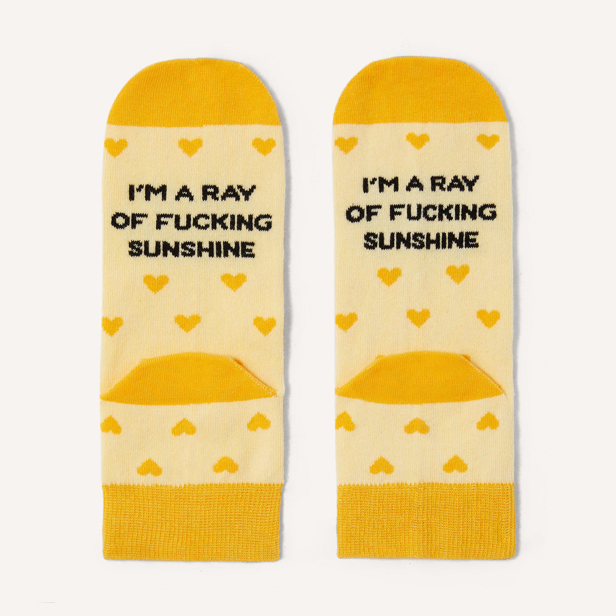 I'm A Ray Of F*cking Sunshine Socks-Feminist Apparel, Feminist Clothing, Feminist Socks-The Spark Company