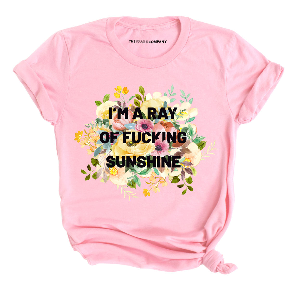 I'm A Ray Of F*cking Sunshine T-Shirt-Feminist Apparel, Feminist Clothing, Feminist T Shirt, BC3001-The Spark Company