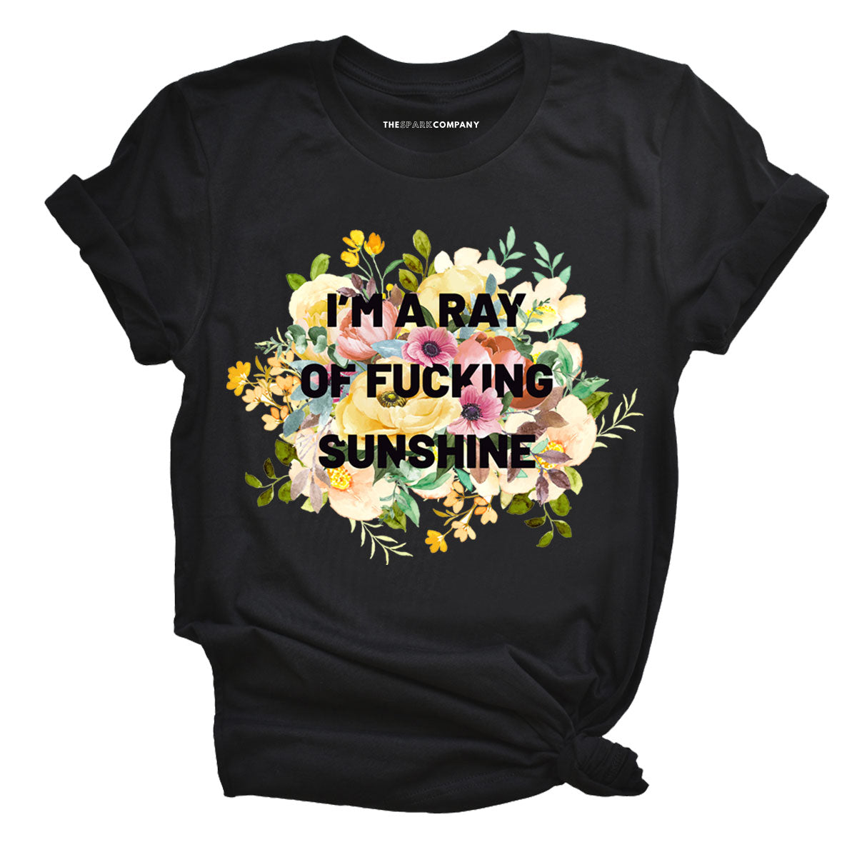 I'm A Ray Of F*cking Sunshine T-Shirt-Feminist Apparel, Feminist Clothing, Feminist T Shirt, BC3001-The Spark Company