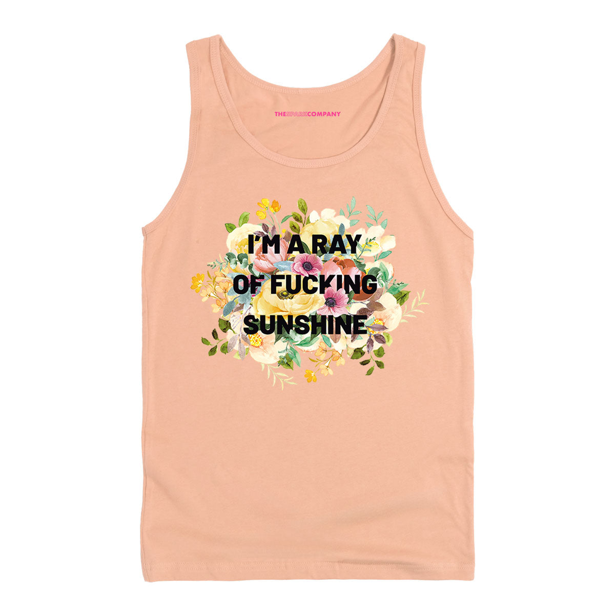 I'm A Ray Of F*cking Sunshine Tank Top-Feminist Apparel, Feminist Clothing, Feminist Tank, 03980-The Spark Company