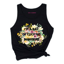 Load image into Gallery viewer, I&#39;m A Ray Of F*cking Sunshine Tank Top-Feminist Apparel, Feminist Clothing, Feminist Tank, 03980-The Spark Company