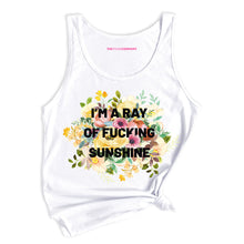 Load image into Gallery viewer, I&#39;m A Ray Of F*cking Sunshine Tank Top-Feminist Apparel, Feminist Clothing, Feminist Tank, 03980-The Spark Company