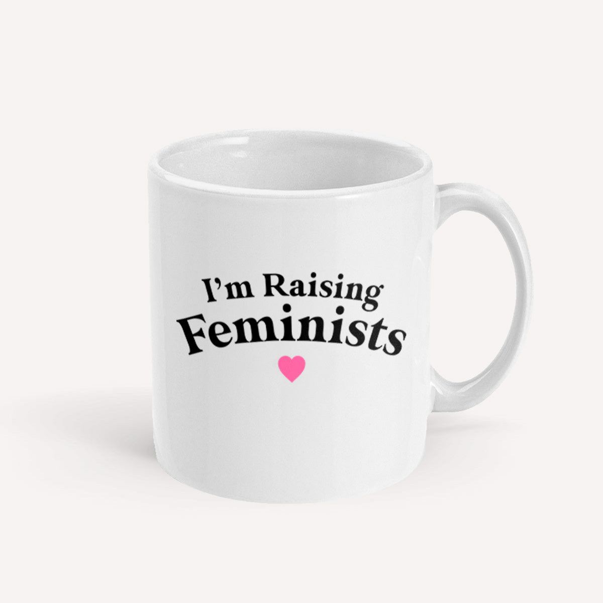 I'm Raising Feminists Mug-Feminist Apparel, Feminist Gift, Feminist Coffee Mug, 11oz White Ceramic-The Spark Company