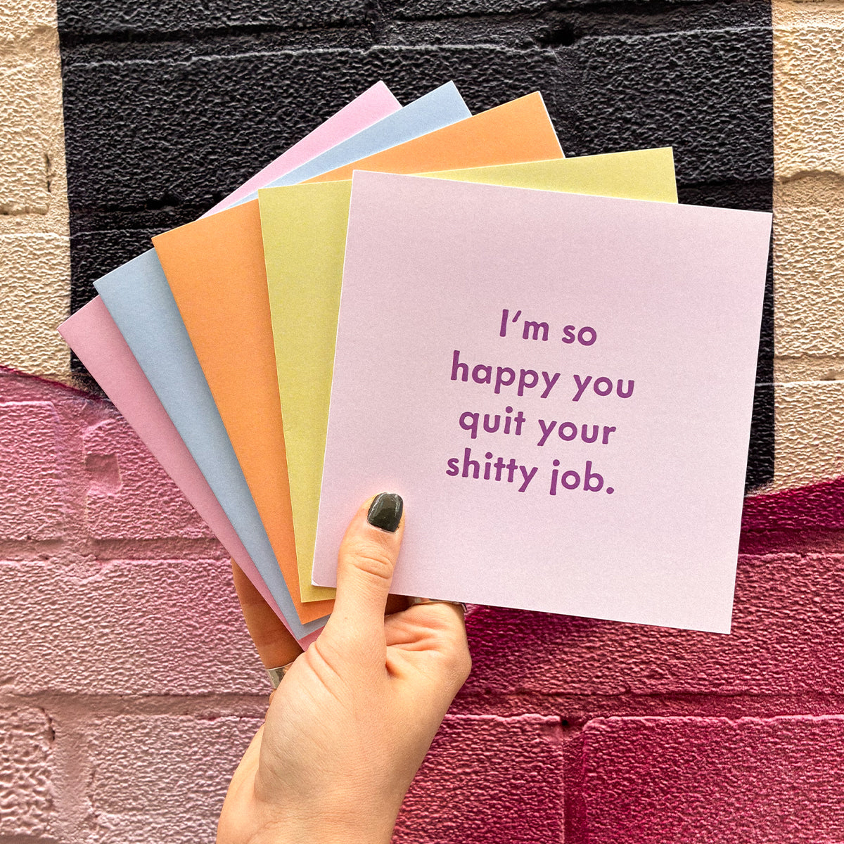 Insane Greeting Cards (5 Pack)-Feminist Apparel, Feminist Gift, Feminist Greeting Cards-The Spark Company