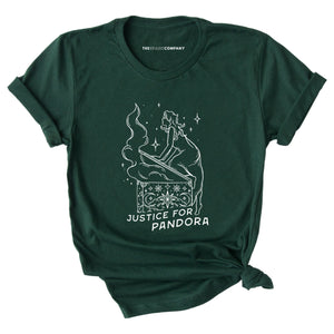 Justice For Pandora T-Shirt-Feminist Apparel, Feminist Clothing, Feminist T Shirt, BC3001-The Spark Company