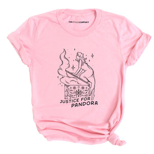 Justice For Pandora T-Shirt-Feminist Apparel, Feminist Clothing, Feminist T Shirt, BC3001-The Spark Company