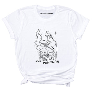 Justice For Pandora T-Shirt-Feminist Apparel, Feminist Clothing, Feminist T Shirt, BC3001-The Spark Company