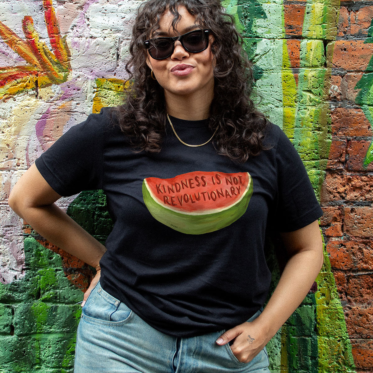 Kindness Is Not Revolutionary T-Shirt-Feminist Apparel, Feminist Clothing, Feminist T Shirt, BC3001-The Spark Company