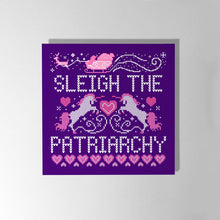 Load image into Gallery viewer, Knitted Feminist Christmas Cards (5 Pack)-Feminist Apparel, Feminist Gift, Feminist Christmas Cards-The Spark Company