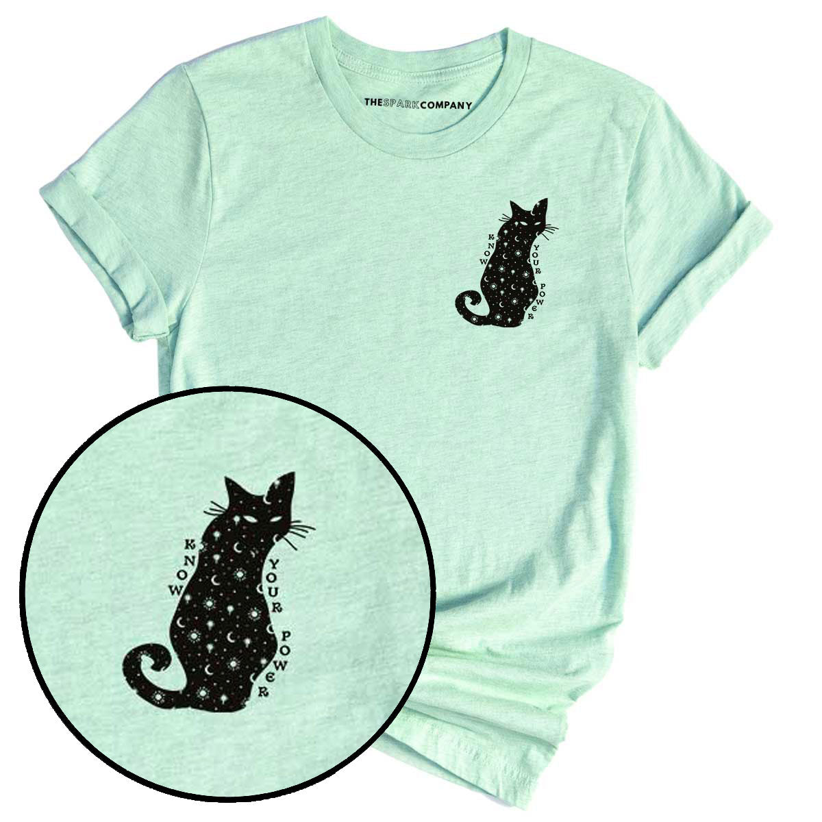 Know Your Power T-Shirt-Feminist Apparel, Feminist Clothing, Feminist T Shirt, BC3001-The Spark Company