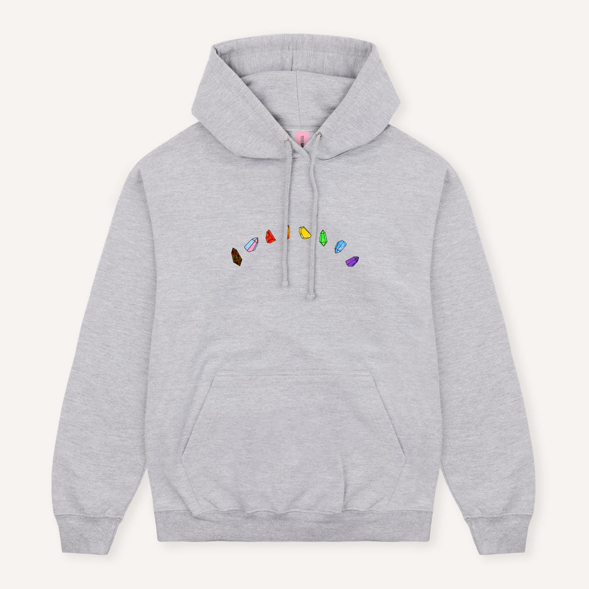 LGBTQ+ Crystals Hoodie-Feminist Apparel, Feminist Clothing, Feminist Hoodie, JH001-The Spark Company
