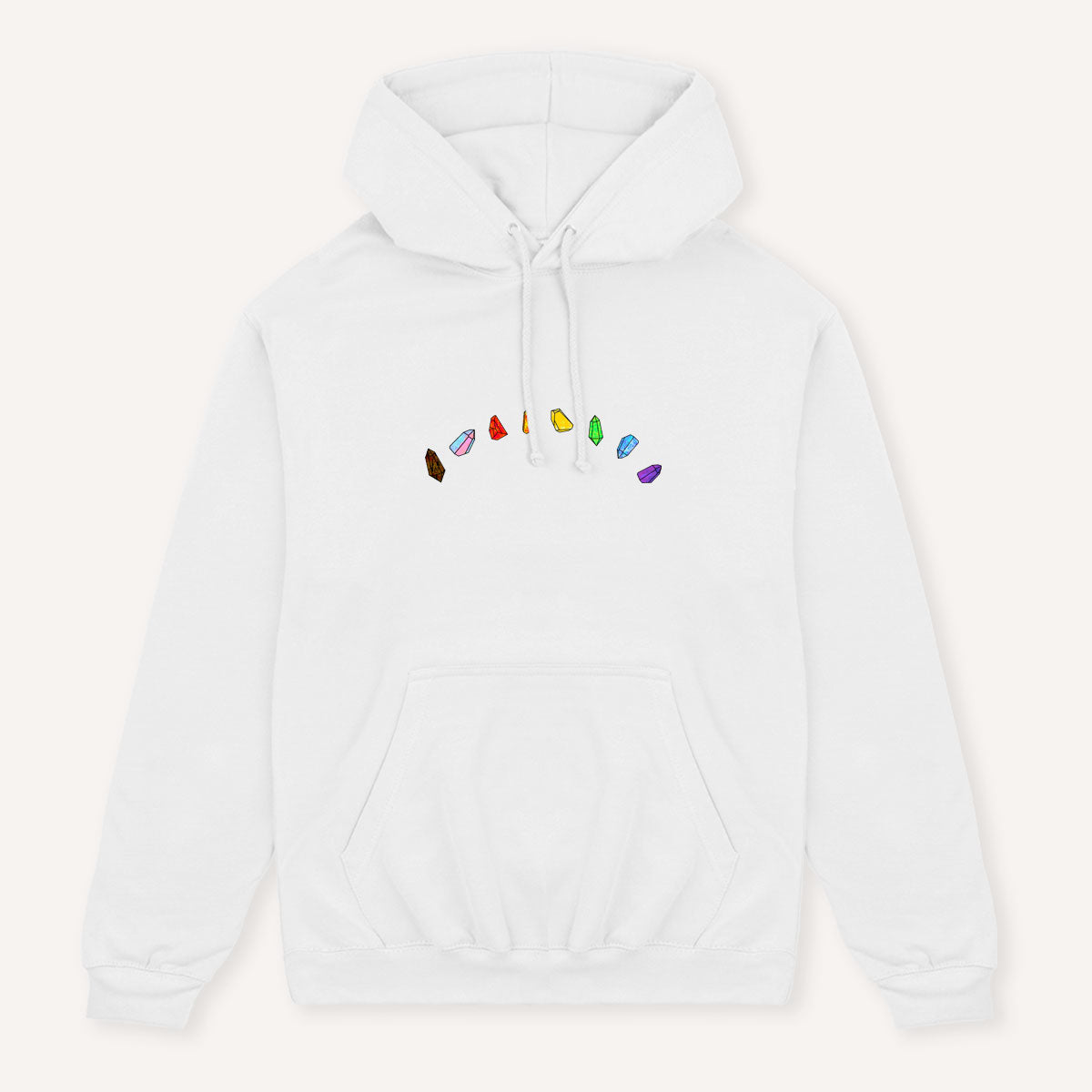 LGBTQ+ Crystals Hoodie-Feminist Apparel, Feminist Clothing, Feminist Hoodie, JH001-The Spark Company
