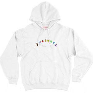 LGBTQ+ Crystals Hoodie-Feminist Apparel, Feminist Clothing, Feminist Hoodie, JH001-The Spark Company