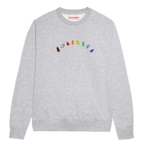LGBTQ+ Crystals Sweatshirt-Feminist Apparel, Feminist Clothing, Feminist Sweatshirt, JH030-The Spark Company