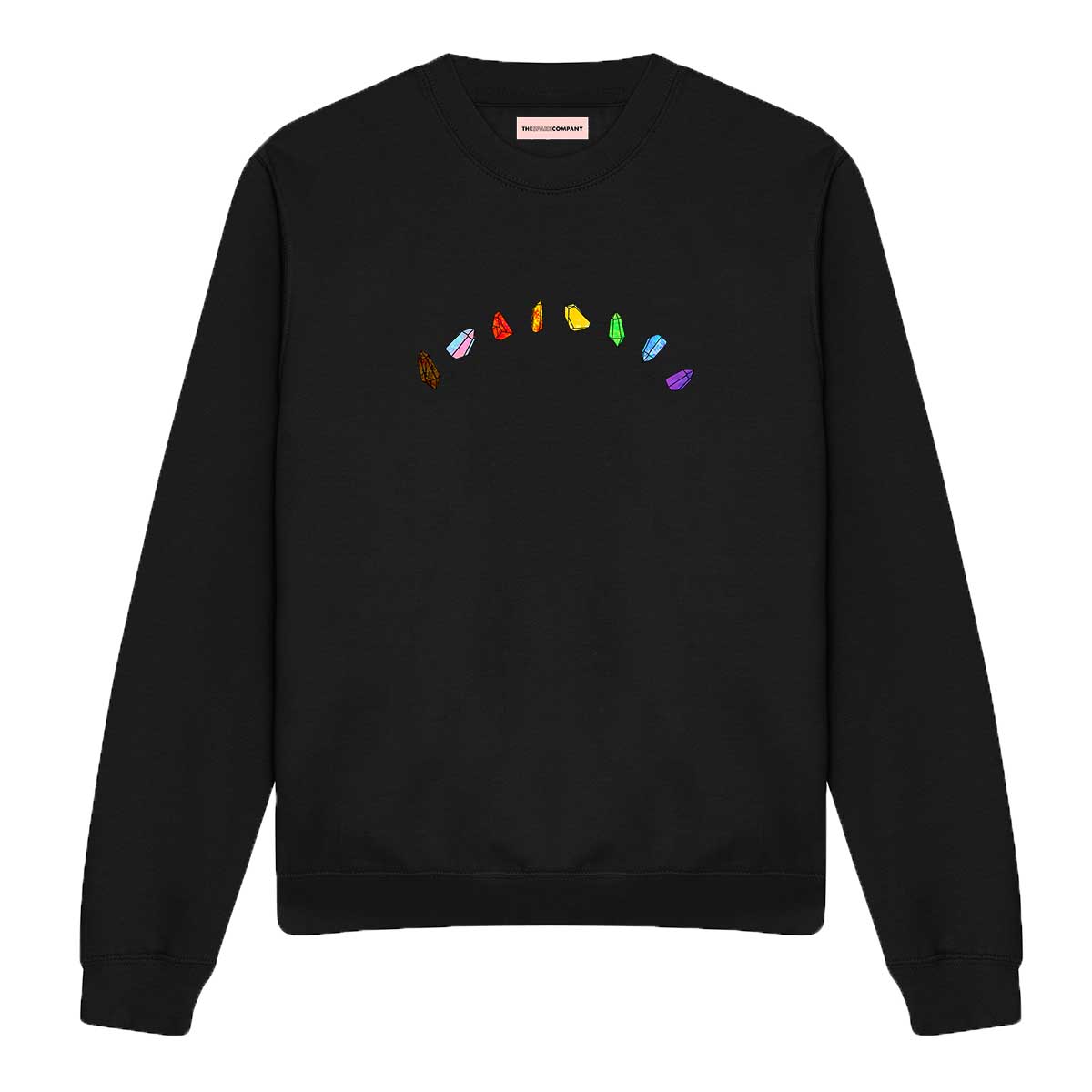 LGBTQ+ Crystals Sweatshirt-Feminist Apparel, Feminist Clothing, Feminist Sweatshirt, JH030-The Spark Company