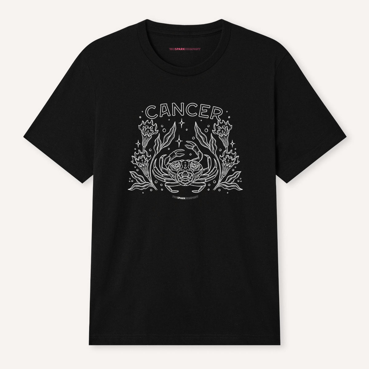 Lady Universe's Horoscope Florals T-Shirt-Feminist Apparel, Feminist Clothing, Feminist T Shirt, BC3001-The Spark Company