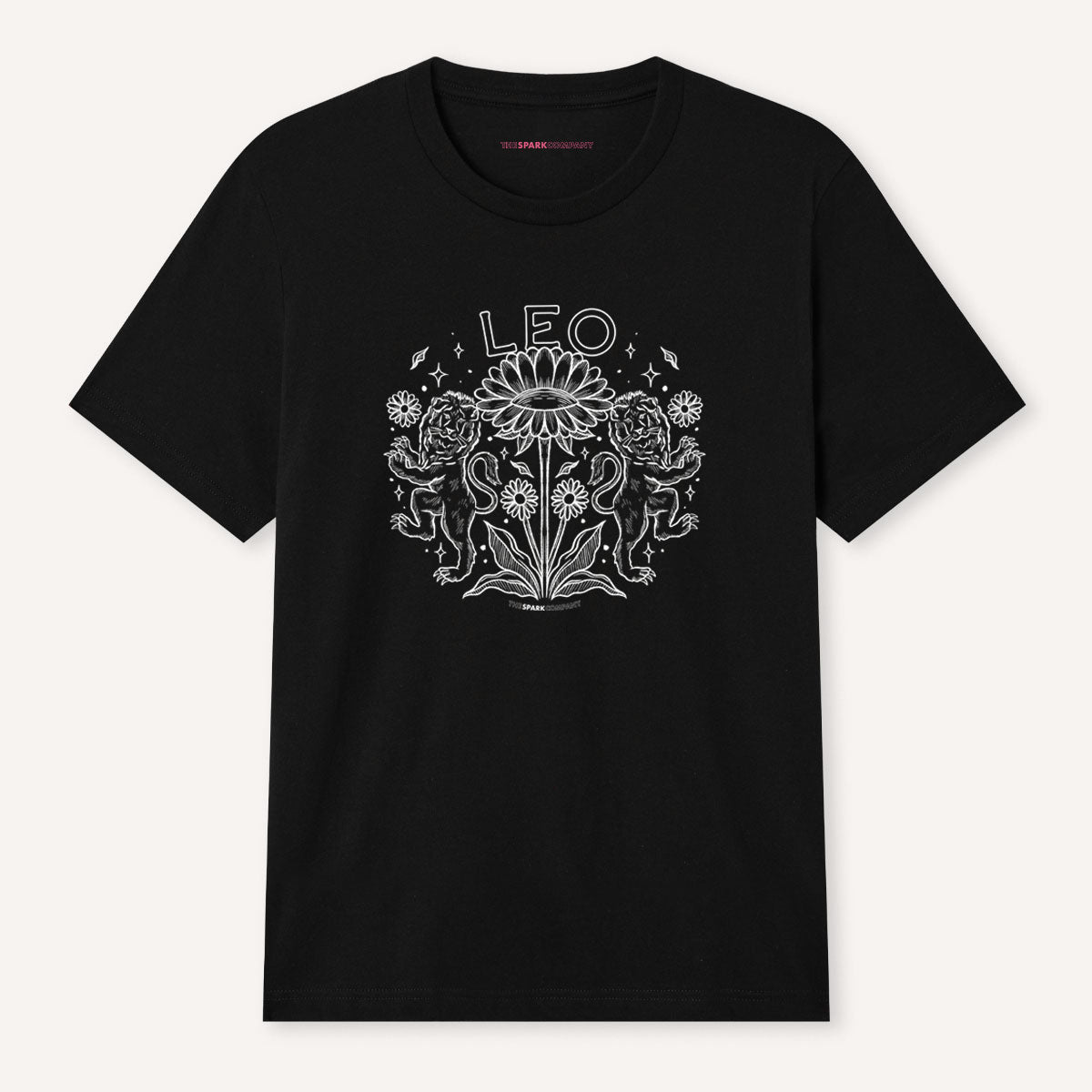 Lady Universe's Horoscope Florals T-Shirt-Feminist Apparel, Feminist Clothing, Feminist T Shirt, BC3001-The Spark Company