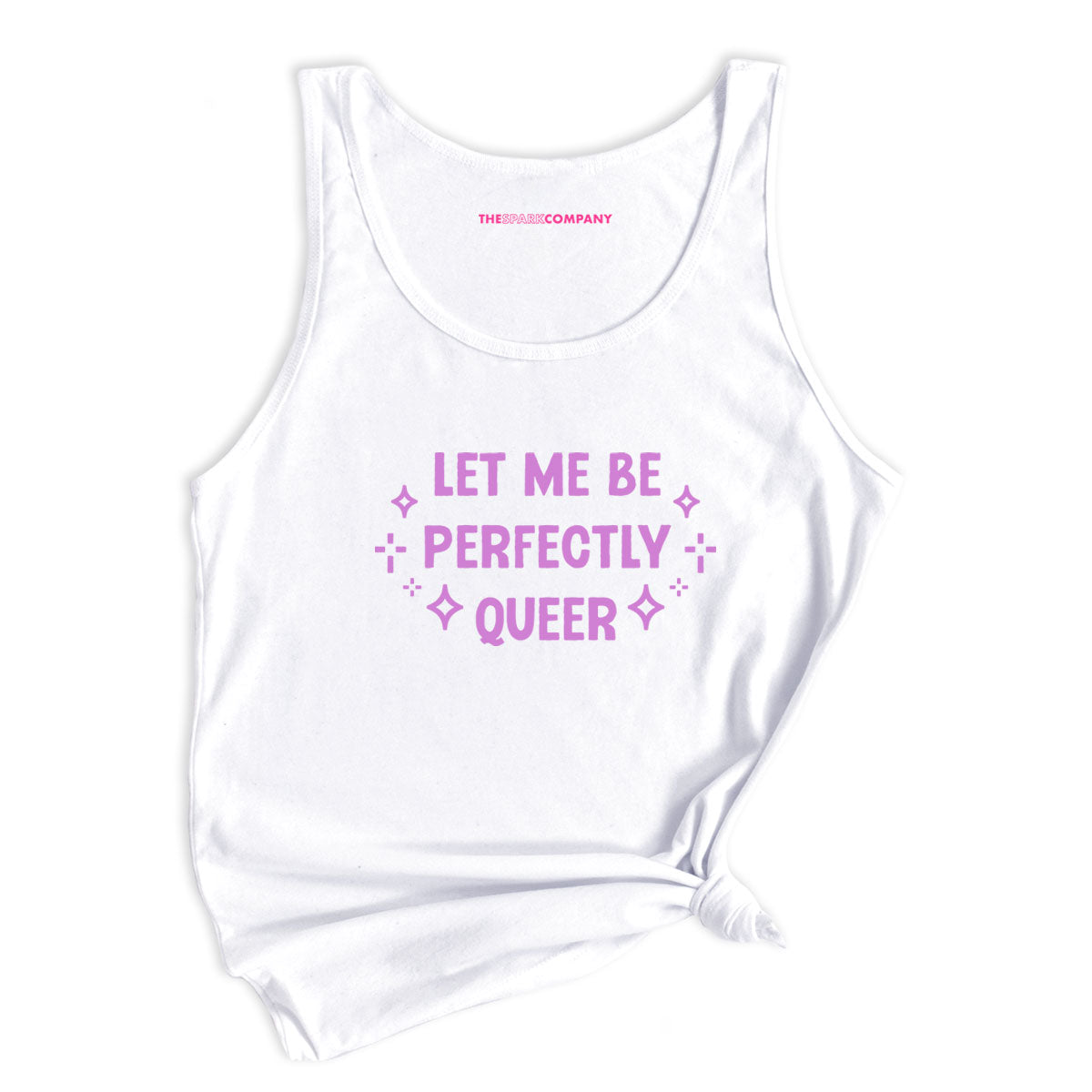 Let Me Be Perfectly Queer Tank Top-LGBT Apparel, LGBT Clothing, LGBT Tank, 03980-The Spark Company