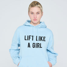 Load image into Gallery viewer, Lift Like A Girl Hoodie-Feminist Apparel, Feminist Clothing, Feminist Hoodie, JH001-The Spark Company