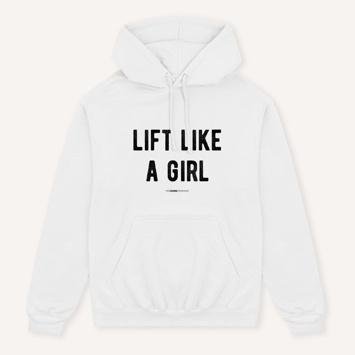 Lift Like A Girl Hoodie-Feminist Apparel, Feminist Clothing, Feminist Hoodie, JH001-The Spark Company