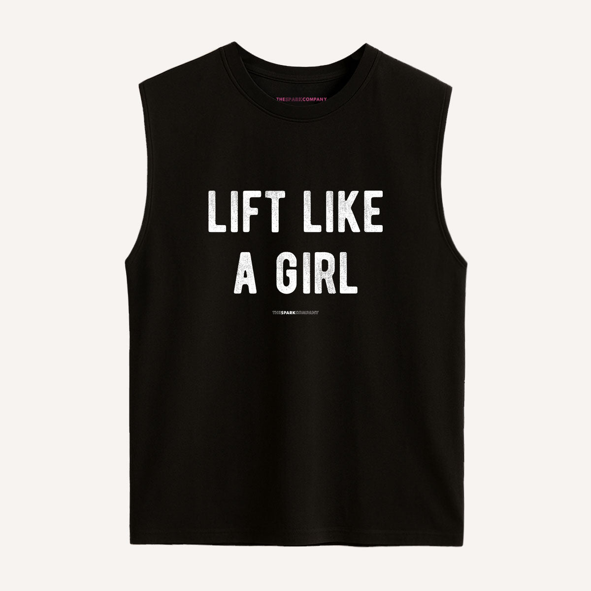 Lift Like A Girl Sleeveless T-Shirt-Feminist Apparel, Feminist Clothing, Feminist Sleeveless T Shirt, EP01S-The Spark Company