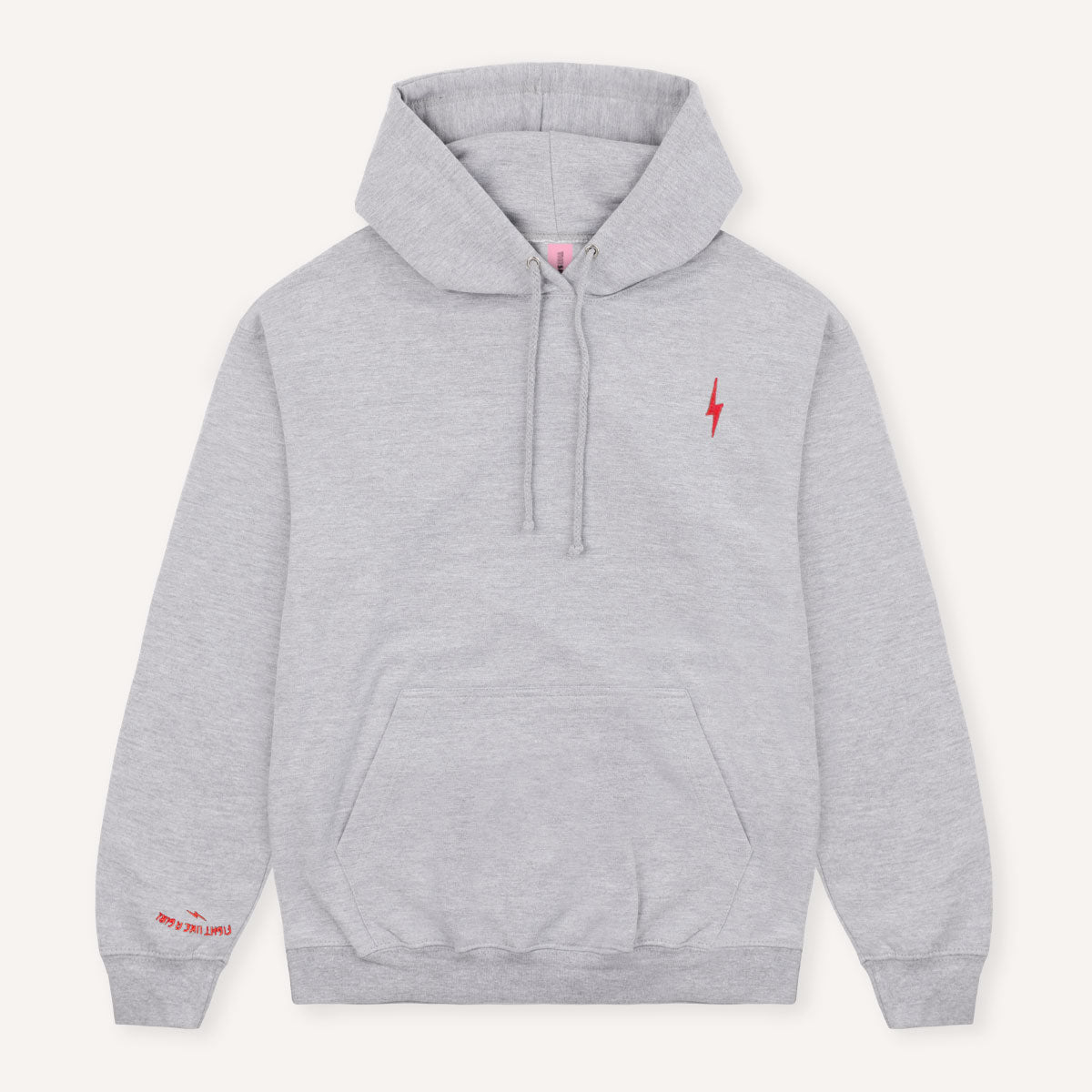 Lightning Embroidery Detail Hoodie-Feminist Apparel, Feminist Clothing, Feminist Hoodie, JH001-The Spark Company