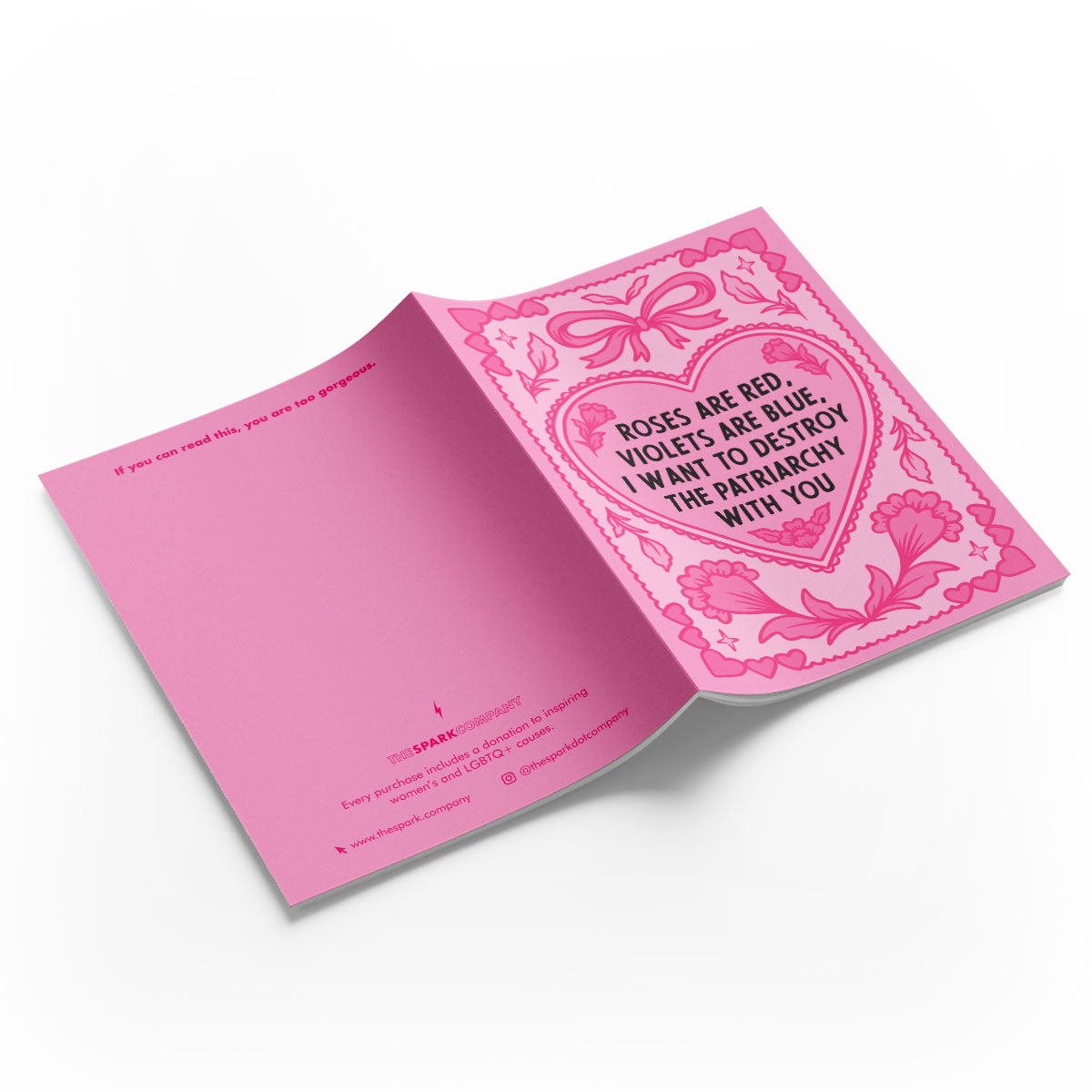 Limited Edition! Galentine's Notebooks (3 Pack)-Feminist Apparel, Feminist Gift, Feminist Notebook-The Spark Company