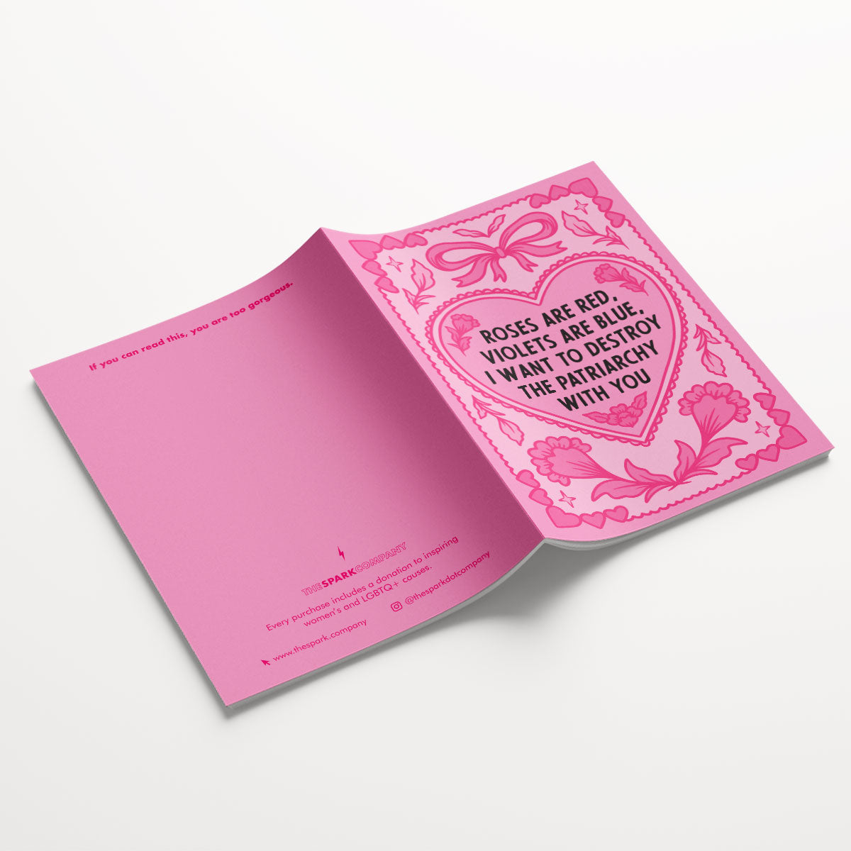 Limited Edition! Galentine's Notebooks (3 Pack)-Feminist Apparel, Feminist Gift, Feminist Notebook-The Spark Company