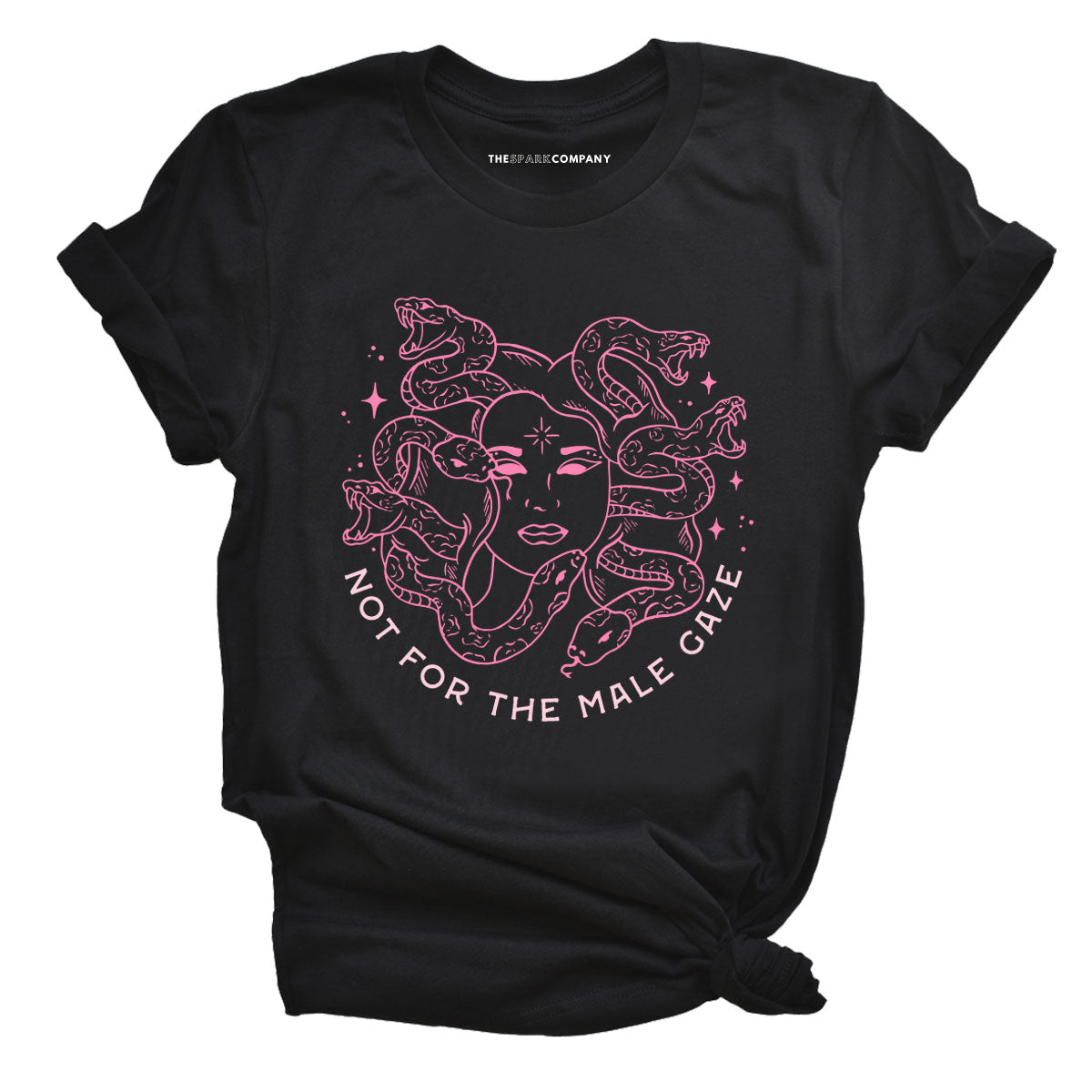Limited Run! Not For The Male Gaze T-Shirt-Feminist Apparel, Feminist Clothing, Feminist T Shirt, BC3001-The Spark Company
