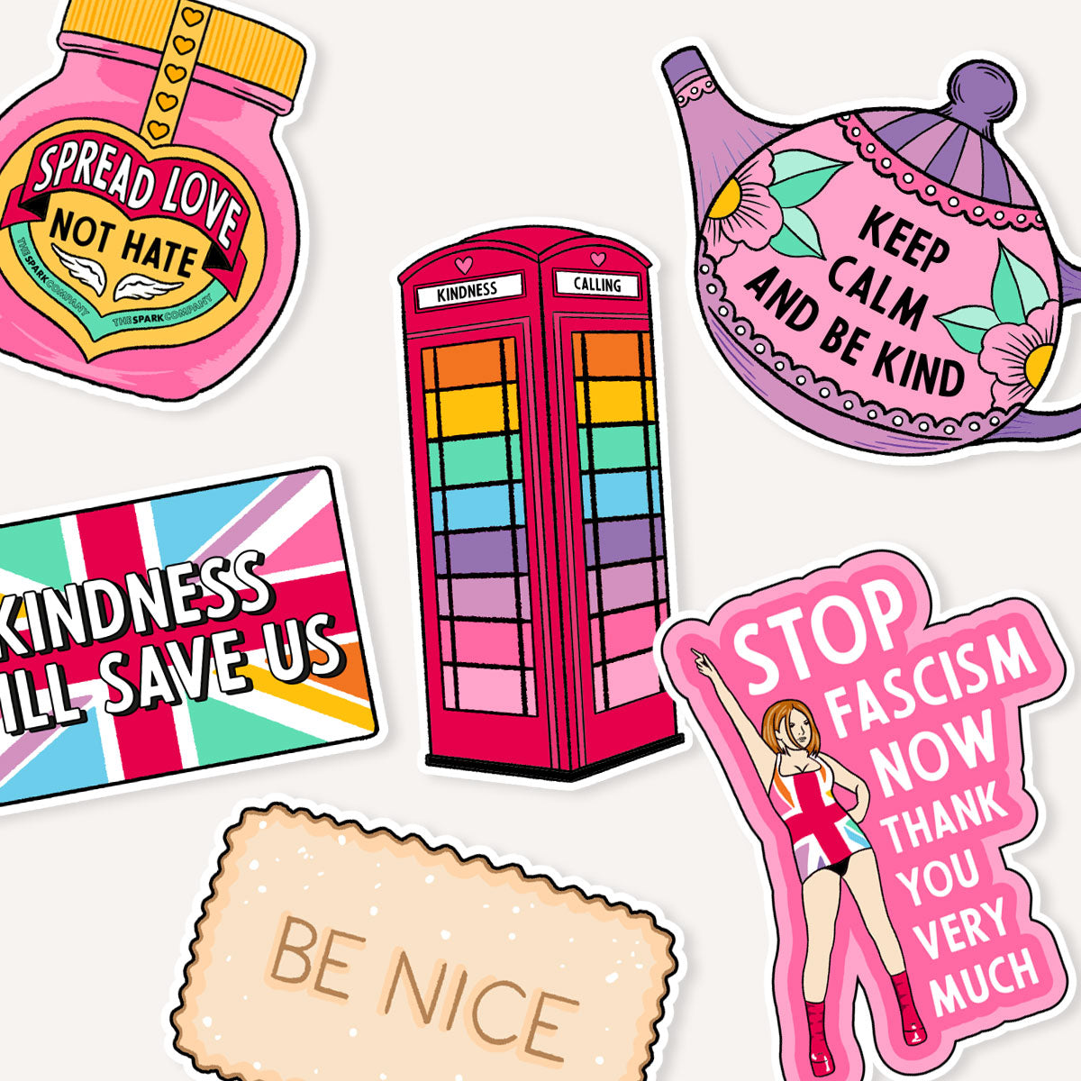 Long Live The Queens Sticker Pack-Feminist Apparel, Feminist Gift, Feminist Stickers-The Spark Company