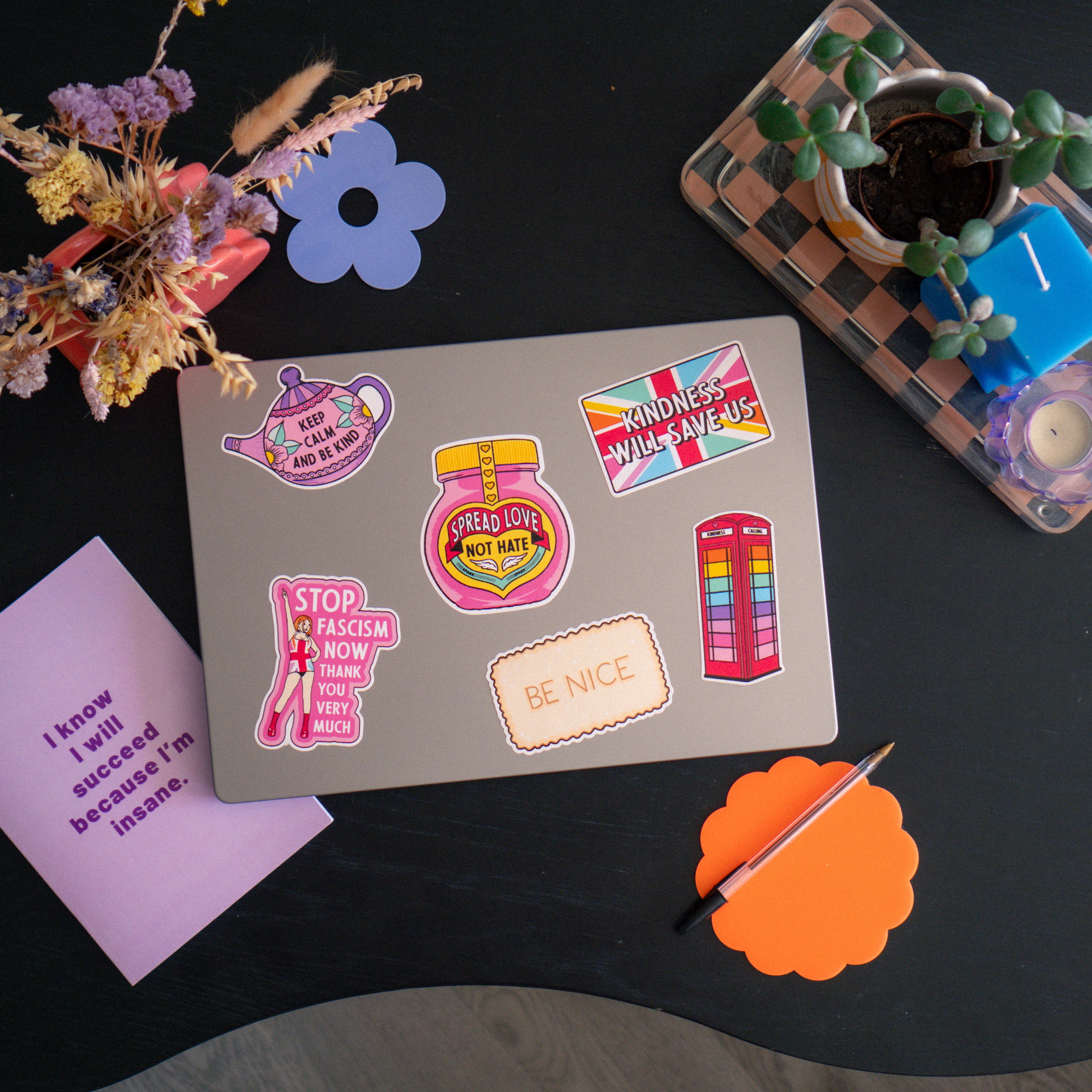 Long Live The Queens Sticker Pack-Feminist Apparel, Feminist Gift, Feminist Stickers-The Spark Company