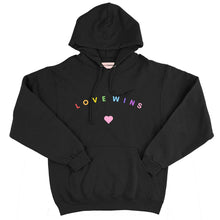 Load image into Gallery viewer, Love Wins Pastel Heart Hoodie-Feminist Apparel, Feminist Clothing, Feminist Hoodie, JH001-The Spark Company