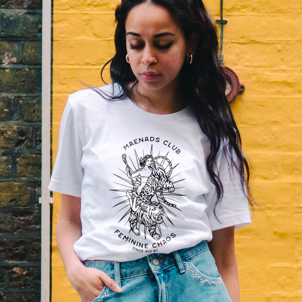 Maenads Club T-Shirt-Feminist Apparel, Feminist Clothing, Feminist T Shirt, BC3001-The Spark Company