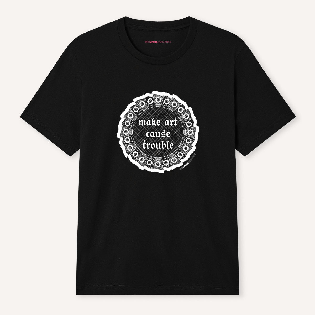 Make Art Cause Trouble T-Shirt-Feminist Apparel, Feminist Clothing, Feminist T Shirt, BC3001-The Spark Company